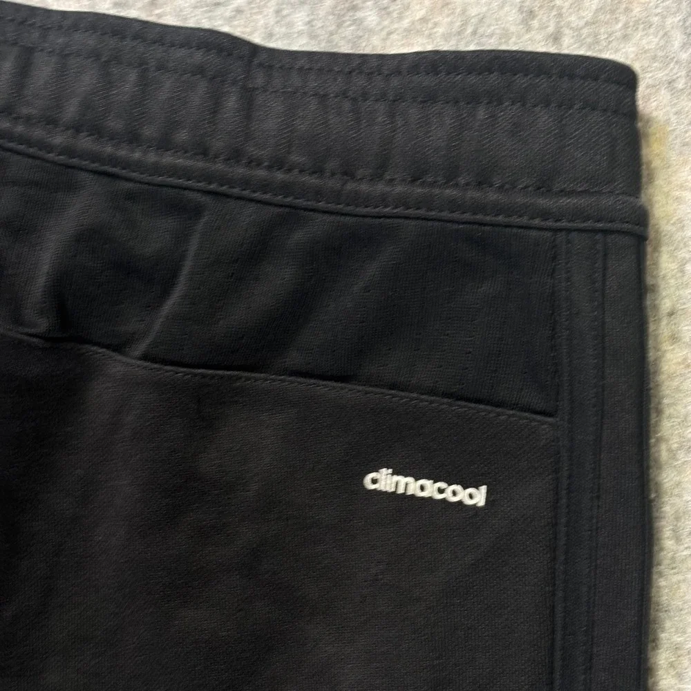 Adidas Climalite Black Athletic‎ Track Pants Joggers Zip Bottoms Mens M